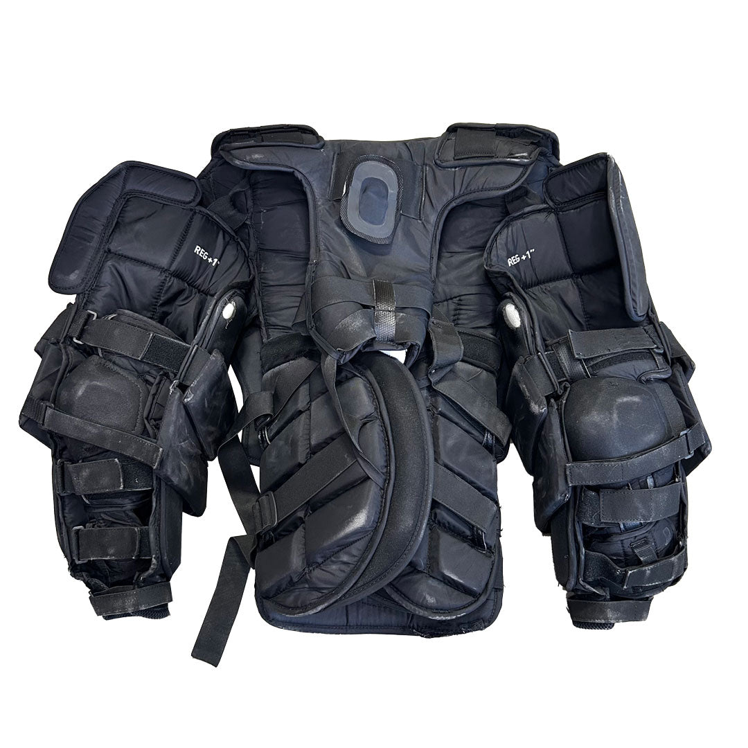 CCM AB Pro - Plastron de gardien de but Pro Stock d'occasion (noir) n° 2